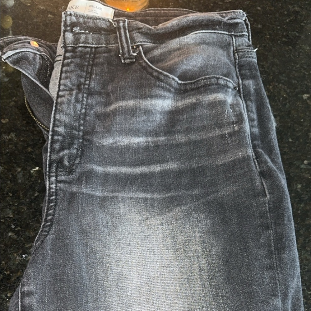 BKE BILLIE ripped black wash jeans